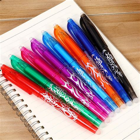 1pcs Color Erasable Gel Pen 8 Colors 05mm Multicolor Ballpoint Pen