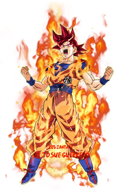 Goku Super Saiyajin God Of Battle Of Gods By Josueguerrero On Deviantart