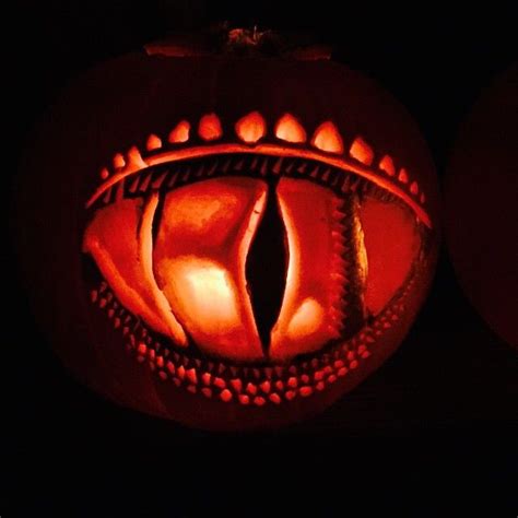 Eye Pumpkin Carving Stencil