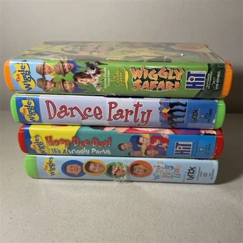 LOT OF The Wiggles VHS Tapes Vintage Play Time Hoop Dee Doo Safa Dance Party PicClick