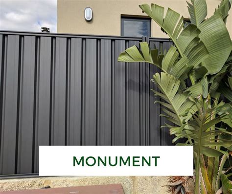 Colorbond Fence Makeover Monument Fence Paint Garden Fence Panels