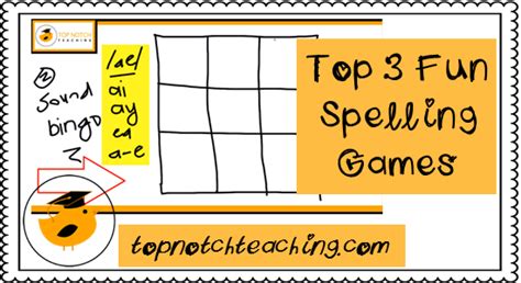 Top 3 Fun Spelling Games