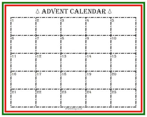 Free Advent Calendar Numbers Printable Pdf Printable Templates By Nora