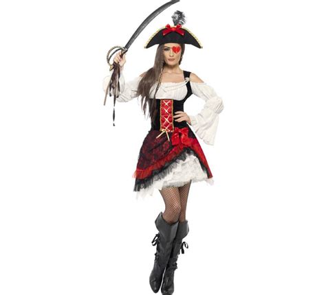 Disfraz De Mujer Pirata Glamurosa
