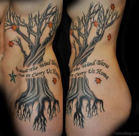 77 Beautiful Tree Tattoos On Rib