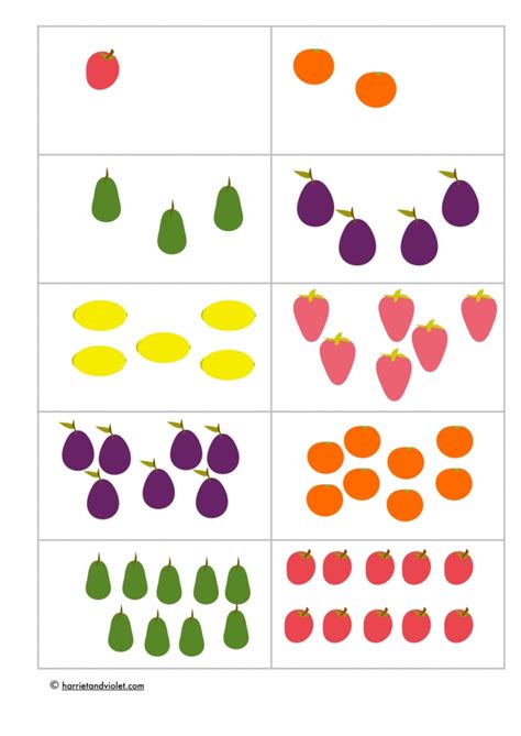 Fruit How Many Free Teaching Resources Print Play Learn