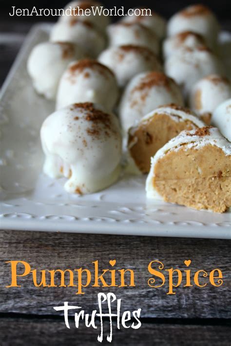 How To Make Pumpkin Spice Truffles Jen Around The World