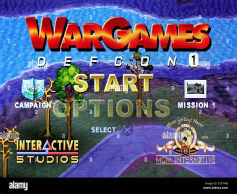 Wargames Defcon 1 Sony Playstation 1 Ps1 Psx Editorial Use Only