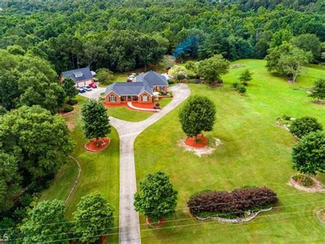 Beautiful 5 Acre Estate Home Farm For Sale In Monroe Walton County