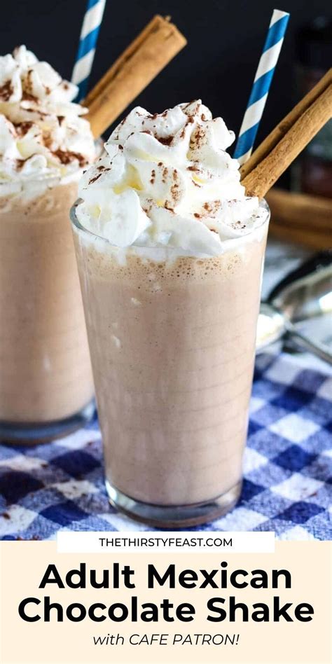 No one seems to know exactly who made this shot first, but it's become so popular that there are many variations. This boozy Mexican chocolate milkshake recipe is a ...
