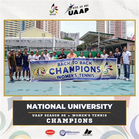 The Uaap On Twitter Congratulations To The National University Women