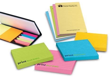 Customised Sticky Note Pads Print Bureau Design And Mailing