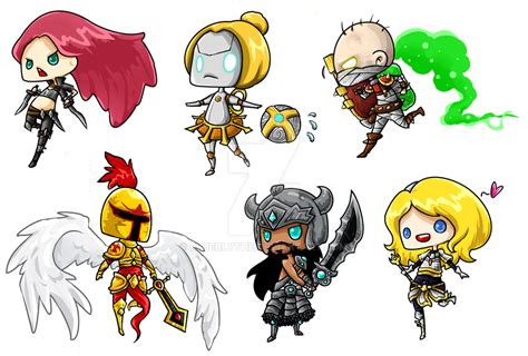 League Of Legend Chibis By Blueblythe On Deviantart