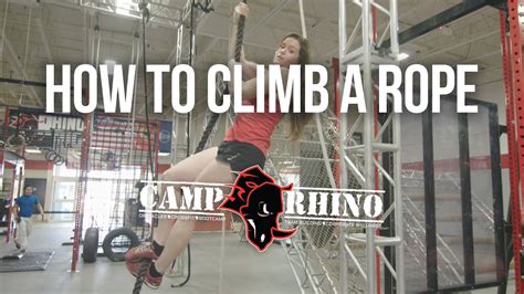 Obstacle Training Techniques How To Climb A Rope Youtube