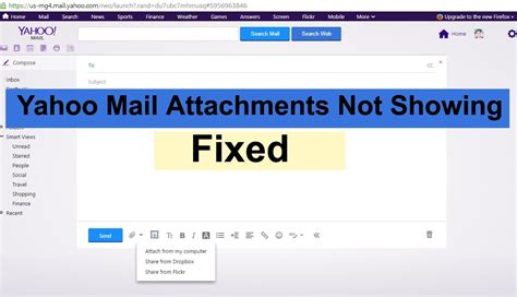 How To Fix Yahoo Mail Attachments Not Showing Resolved