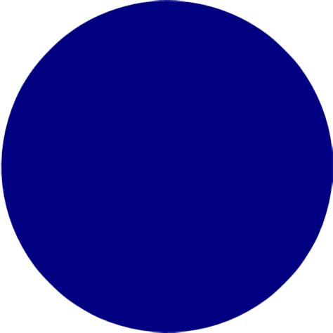 Navy Blue Circle Icon Free Navy Blue Shape Icons