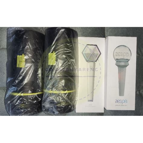 Jual LIGHTSTICK FANLIGHT NCT EXO V3 AESPA OFFICIAL SEALED READY INA