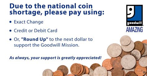 Payment Changes In Effect Due To The National Coin Crisis