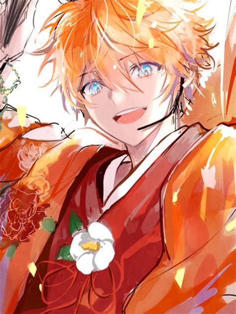 Strawberry Blond Blue Eyes Anime Boy Anime Orange Blonde Anime Boy