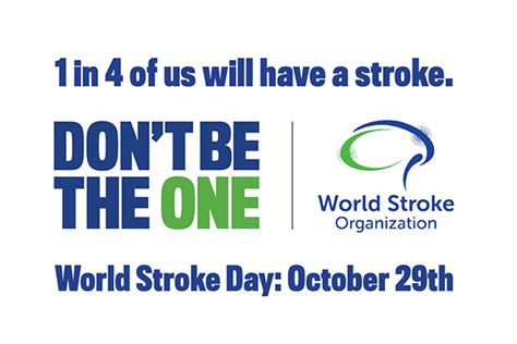 World Stroke Day 2019 Dont Be The One Ncd Alliance