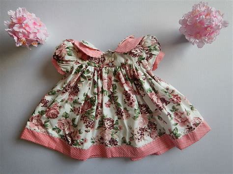 vestido infantil com manga florido pollyana elo7