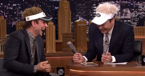 Bradley Cooper And Jimmy Fallon Laughing On The Tonight Show Popsugar