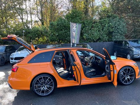 Used 2017 Audi Rs6 Rs6 Plus Avant Tfsi Quattro Solar Orange Ceramic