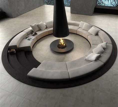 Breathtaking Circular Living Room