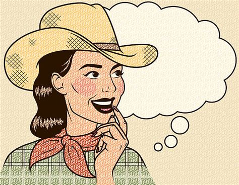 Vintage Cowgirl Illustrations Royalty Free Vector Graphics And Clip Art