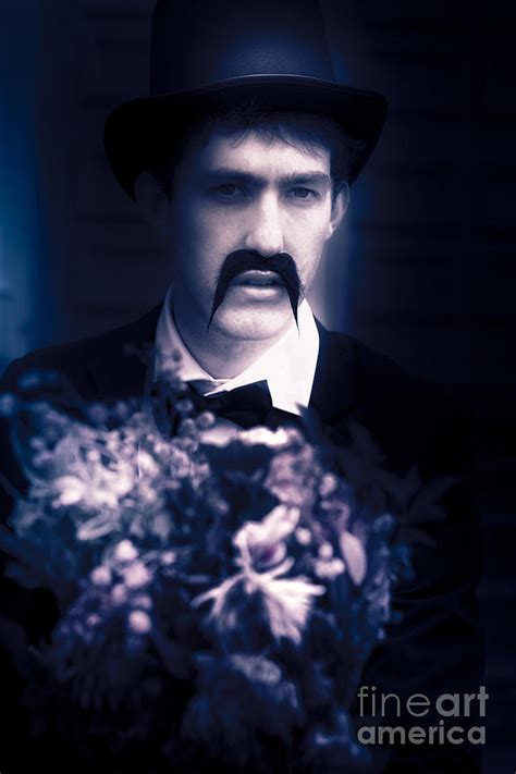 Vintage Man With Flowers Photograph By Jorgo Photography Wall Art Gallery