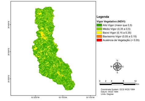 Mapa de vigor vegetativo extraídos de imagem Landsat Download Scientific Diagram