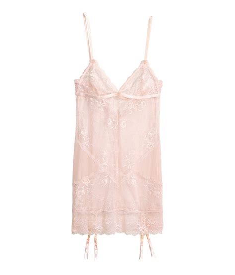 Handm Lace Lingerie In Pink Lyst