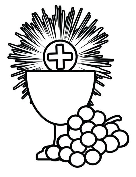 Eucharist Coloring Pages At Getdrawings Free Download