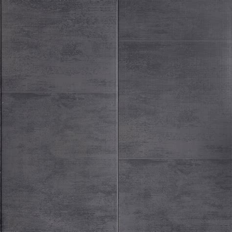 Anthracite Large Tile Effect Pvc Wall Cladding 2800mm X 400mm X 8mm