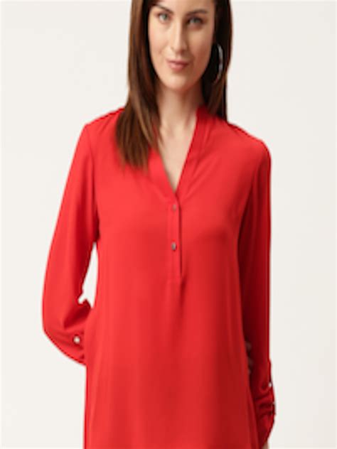 Buy Dorothy Perkins Women Red Solid Top Tops For Women 11649394 Myntra