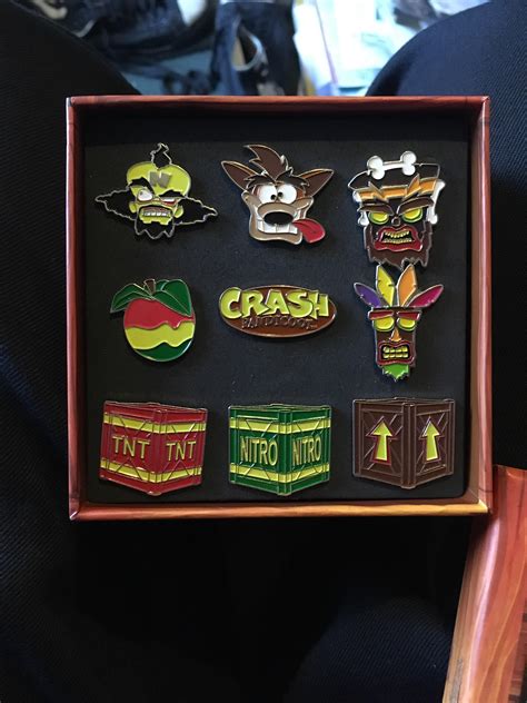Crash Bandicoot Enamel Pin Badges Bought From ‘game About 2 Years Rcrashbandicoot