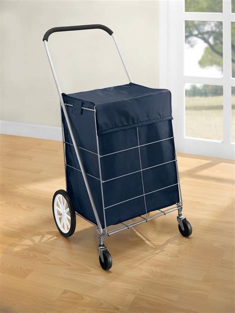 Business And Industrial Folding Shopping Cart With Wheels Transit Utility