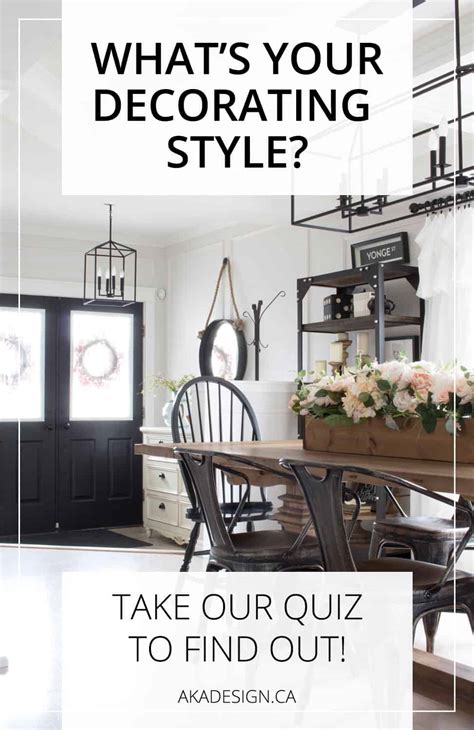 Take this fun quiz to see which style is the best match for you! What's Your Decorating Style? | Quiz