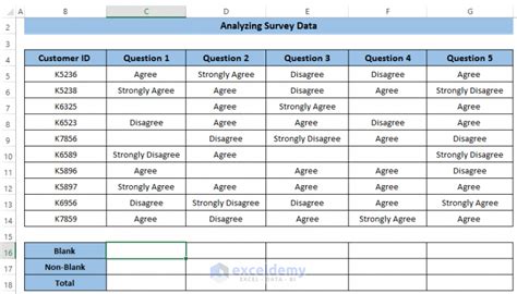 how to analyze survey data in excel with quick steps