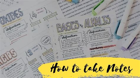 How To Take Notes The 5 Best Note Taking Methods Tips For Efficient