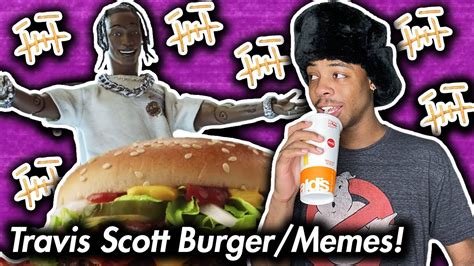 Travis Scott Burger Its Lit Meme Cant Tell If Drose Or