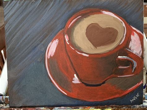 Check spelling or type a new query. Coffee Cup | Easy canvas painting, Coffee cups, The art sherpa