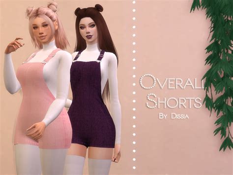 Overall Shorts By Dissia From Tsr • Sims 4 Downloads