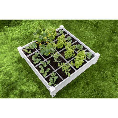 Arlmont And Co Wellinhall 4 Ft X 4 Ft Plastic Raised Garden Bed