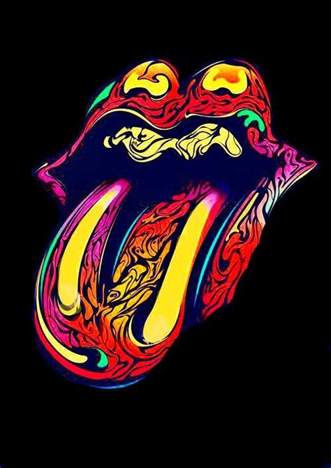 Rolling Stones Logo Rolling Stones Poster Rolling Stones Logo