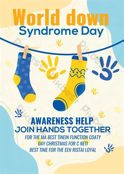 World Down Syndrome Day Celebration Poster Psd Free Download Pikbest