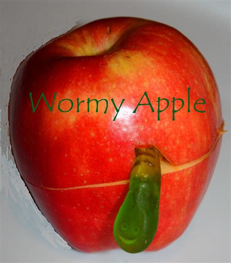 Christy Robbins Teacher Appreciation Wormy Apple Snacks