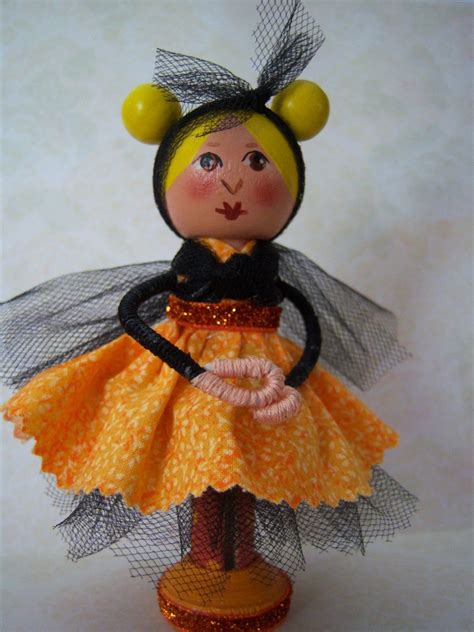 Abby Clothes Pin Doll 1800 Contact Sennett47 Peg Dolls