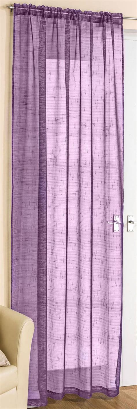 Casablanca Voile Curtain Sparkle Metallic Slot Top Panel Rod Pocket