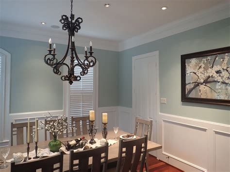 Here's how to paint your dining room pink and have it not look like a bottle of pepto bismal (or like you're 5 years old). Sherwin Williams Copen Blue | Dining room paint colors ...